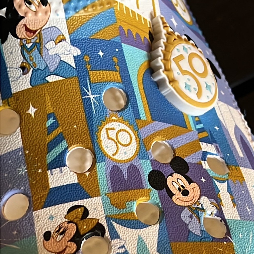 Disney 50th Anniversary Celebration Crocs Size 9 - Picture 17 of 17